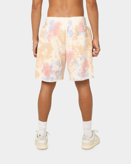 Champion Lightweight Fleece Sun Washed Shorts Pink Beige