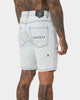 Saint Morta Destroyer Distressed Shorts Ice Blue