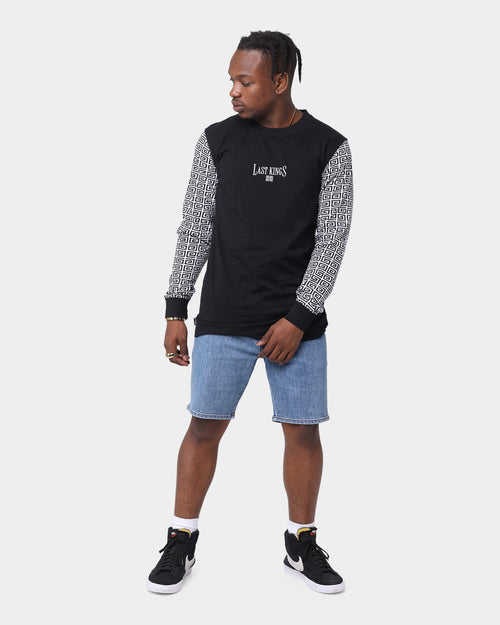 Last Kings King Denim Shorts Blue