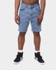 Last Kings King Denim Shorts Blue