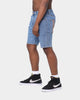 Last Kings King Denim Shorts Blue