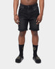 Last Kings The Throne Denim Shorts Washed Black