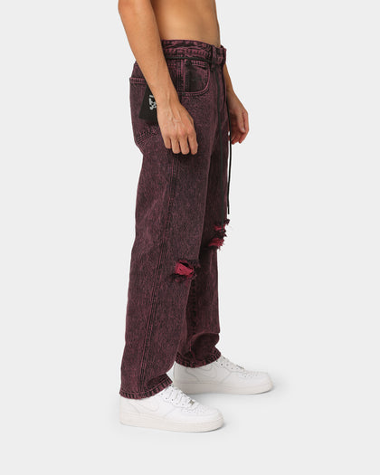 The Anti Order Post Dated Relaxed Jeans Acid Pink