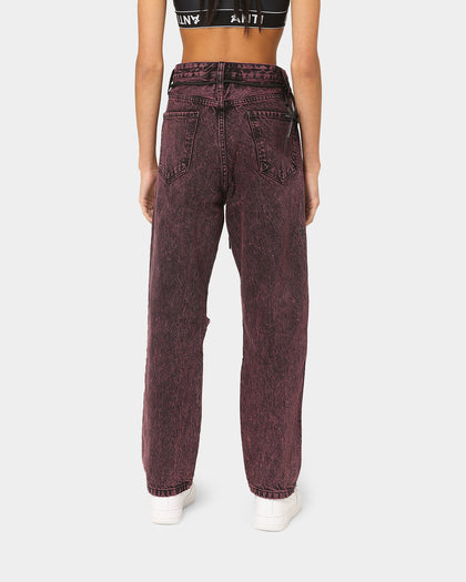 The Anti Order Post Dated Relaxed Jeans Acid Pink