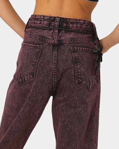 The Anti Order Post Dated Relaxed Jeans Acid Pink