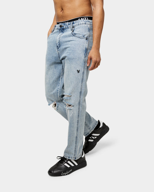 The Anti Order Post Dated Relaxed Jeans Stone Wash Blue