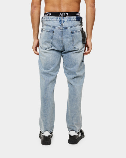 The Anti Order Post Dated Relaxed Jeans Stone Wash Blue