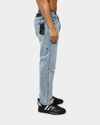 The Anti Order Post Dated Relaxed Jeans Stone Wash Blue