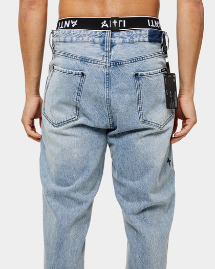 The Anti Order Post Dated Relaxed Jeans Stone Wash Blue