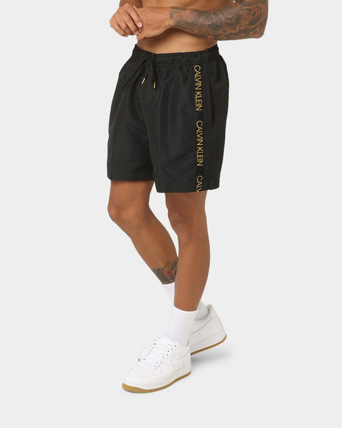 Calvin Klein Core Festive Medium Drawstring Swim Shorts Black