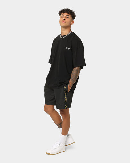 Calvin Klein Core Festive Medium Drawstring Swim Shorts Black