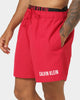 Calvin Klein Intense Power Medium Double Waistband Swim Shorts Panama Rose