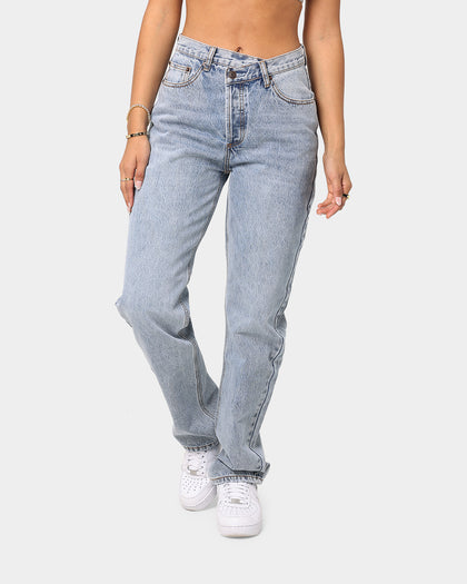 XXIII Women's Bay Asymmetric Jean Light Blue