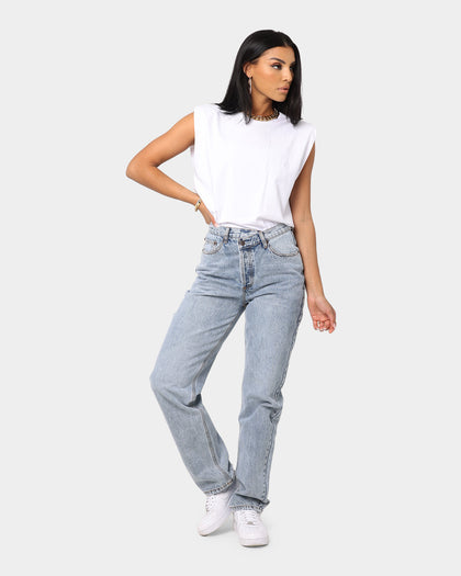 XXIII Women's Bay Asymmetric Jean Light Blue