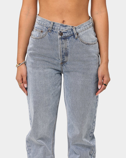 XXIII Women's Bay Asymmetric Jean Light Blue