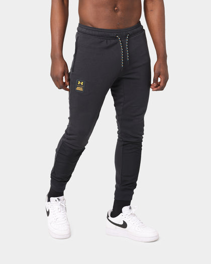 Under Armour Rival Terry Scribble Pants Black/Omega Orange