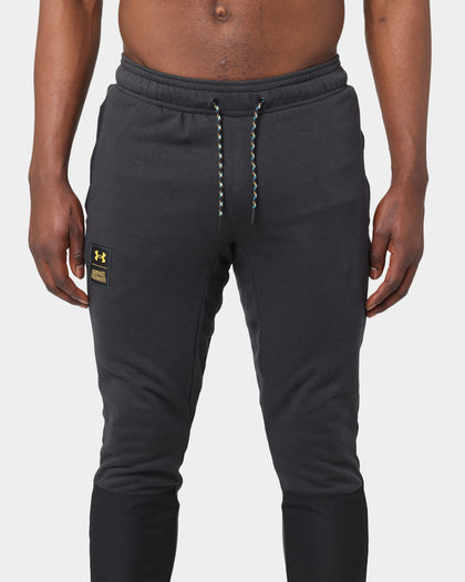 Under Armour Rival Terry Scribble Pants Black/Omega Orange