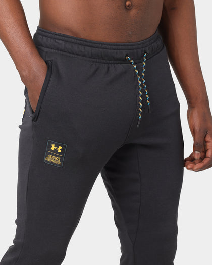 Under Armour Rival Terry Scribble Pants Black/Omega Orange