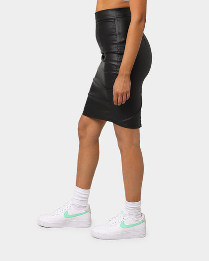 XXIII Women's Ari Wet Look Skirt Black