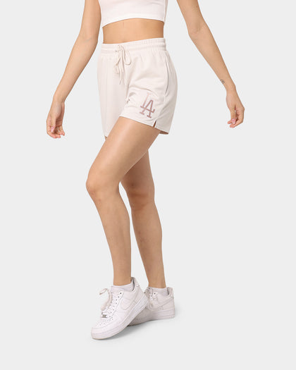 Majestic Athletic Women's Los Angeles Dodgers Rumble Shorts White Sand