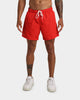 Lacoste Block Colour Swim Shorts Red/Navy Blue