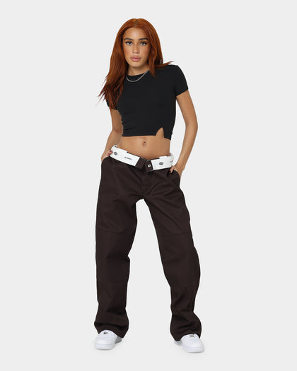 Dickies Loose Double Knee Work Pants Dark Brown