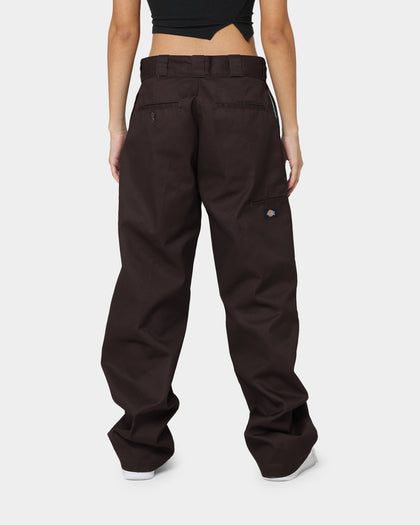 Dickies Loose Double Knee Work Pants Dark Brown