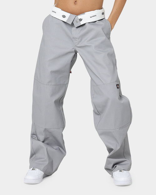 Dickies Loose Double Knee Work Pants Silver