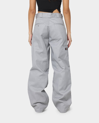 Dickies Loose Double Knee Work Pants Silver