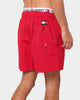 Tommy Hilfiger Double Waist Medium Drawstring Swim Short Primary Red