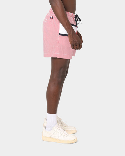 Tommy Hilfiger Medium Drawstring Swim Shorts Hilfiger Red Stripe