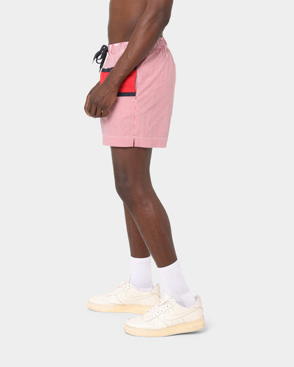 Tommy Hilfiger Medium Drawstring Swim Shorts Hilfiger Red Stripe