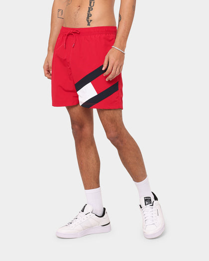 Tommy Hilfiger Slim Fit Medium Drawstring Shorts Primary Red