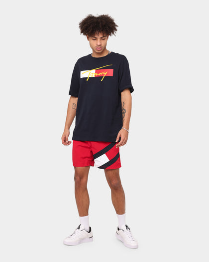 Tommy Hilfiger Slim Fit Medium Drawstring Shorts Primary Red