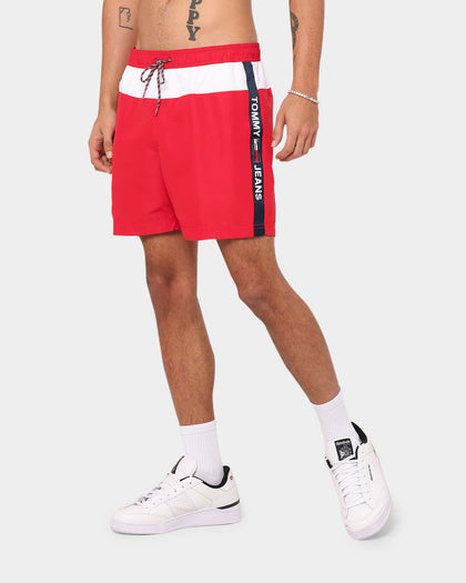 Tommy Hilfiger Slim Fit Medium Drawstring Shorts Primary Red