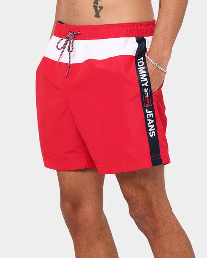 Tommy Hilfiger Slim Fit Medium Drawstring Shorts Primary Red