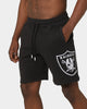 Majestic Athletic Las Vegas Raiders Clean Edge Shorts Black
