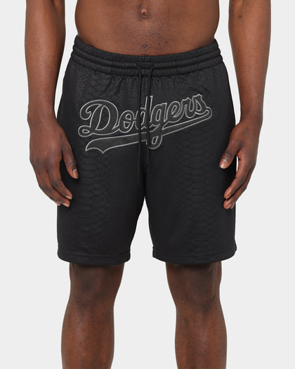 Majestic Athletic Los Angeles Dodgers Snake Wordmark Shorts Black Snake Print