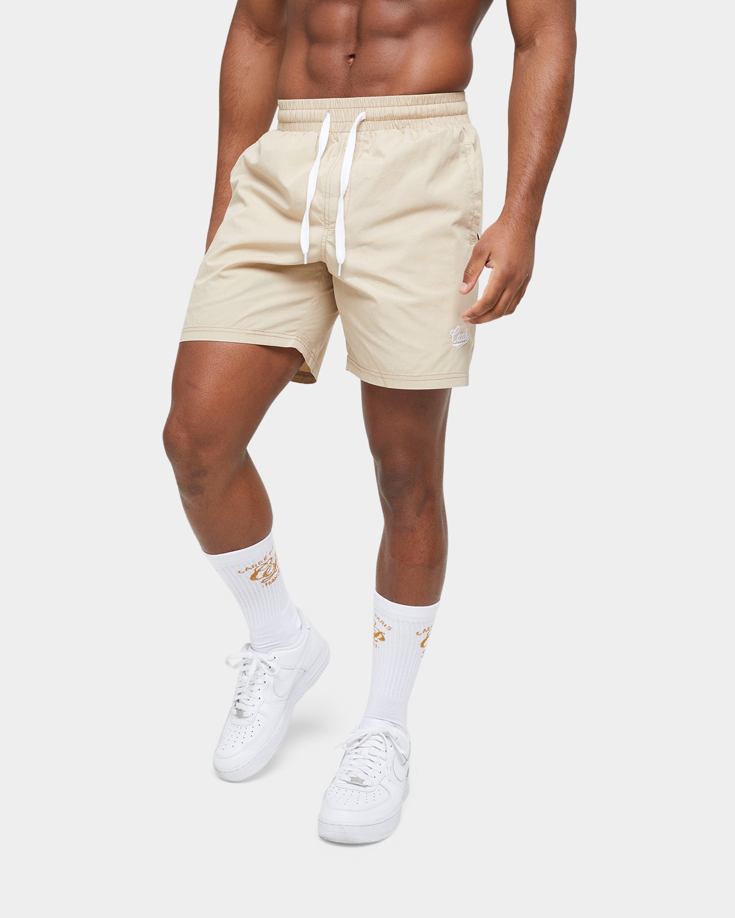 Carré Simplicité Slide Shorts Stone | Culture Kings US