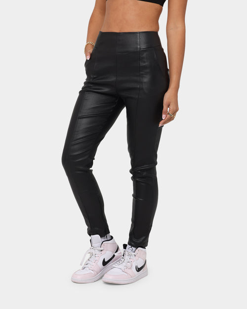 XXIII Women's Callia Faux Leather Pant Black