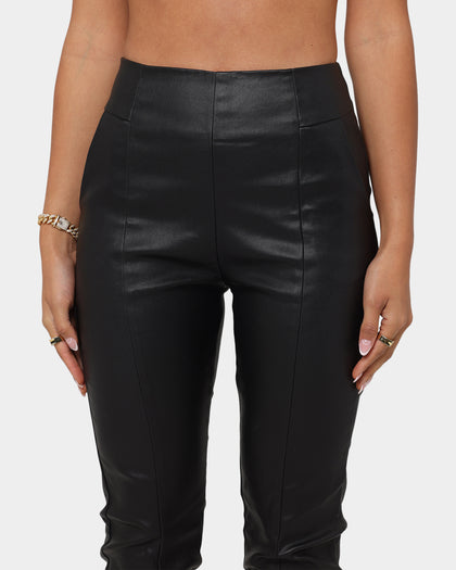 XXIII Women's Callia Faux Leather Pant Black