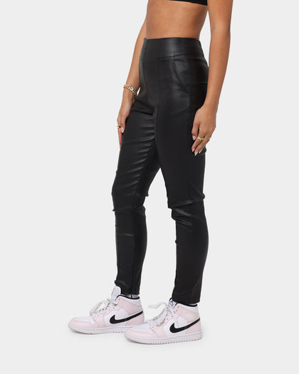XXIII Women's Callia Faux Leather Pant Black