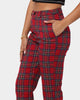 XXIII Women's Shary Tartan Pant Red