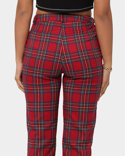 XXIII Women's Shary Tartan Pant Red