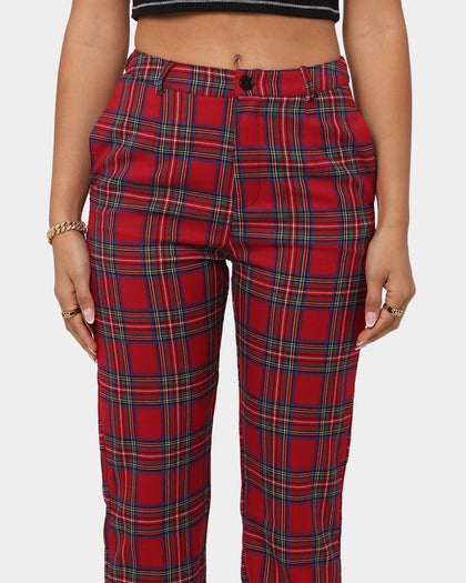 XXIII Women's Shary Tartan Pant Red