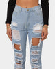 XXIII Women's Wish Ripped Denim Jean Light Blue