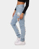 XXIII Women's Wish Ripped Denim Jean Light Blue