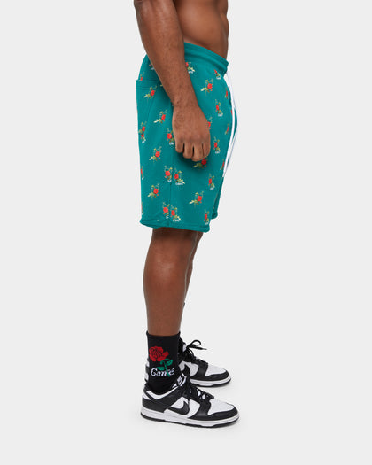 Carre Ament Repeat Rugueux Shorts Deep Teal