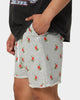 Carre Ament Repeat Rugueux Shorts Grey Marle
