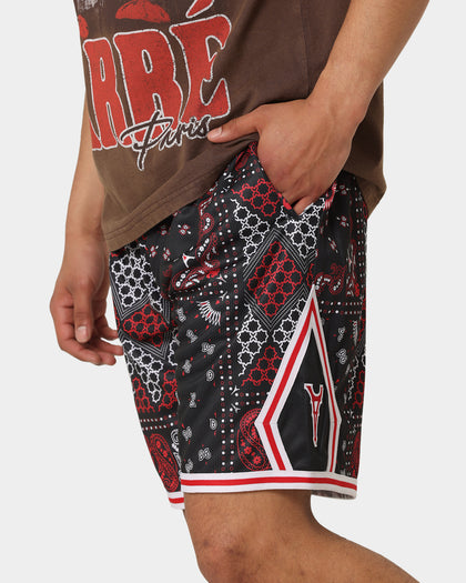 Carré Bandana Ultra Basketball Shorts Black/Red